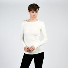 raw edge modern long sleeve - I Want Sense, Sense Clothing, Sense Active Spa Travel Wear for Women, Senseclothing.com