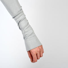 raw edge modern long sleeve - I Want Sense, Sense Clothing, Sense Active Spa Travel Wear for Women, Senseclothing.com