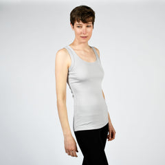 raw edge long scoop tank - I Want Sense, Sense Clothing, Sense Active Spa Travel Wear for Women, Senseclothing.com